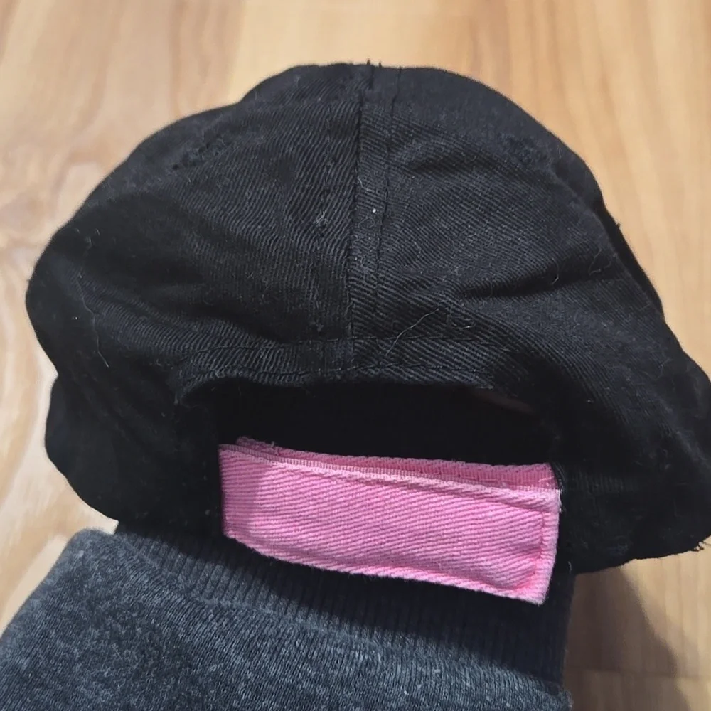 Black and Pink Harley Davidson Hat